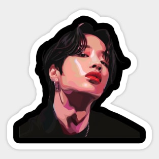 K POP Idol Korean Music Boy BTS Sticker